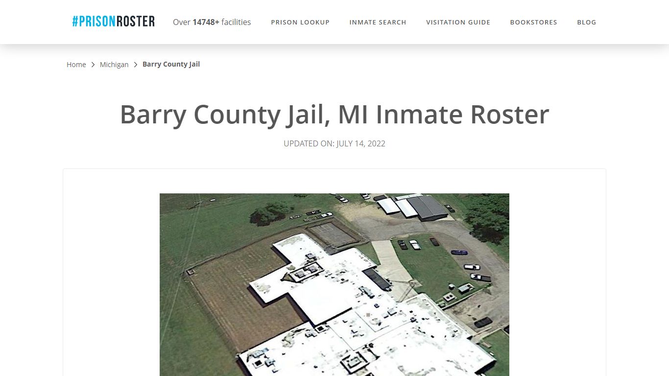 Barry County Jail, MI Inmate Roster - Prisonroster