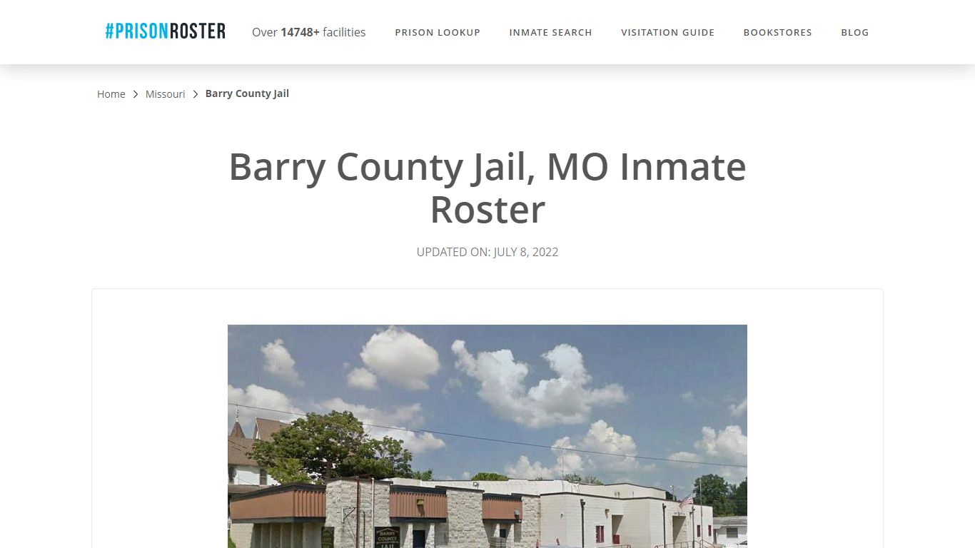 Barry County Jail, MO Inmate Roster - Prisonroster